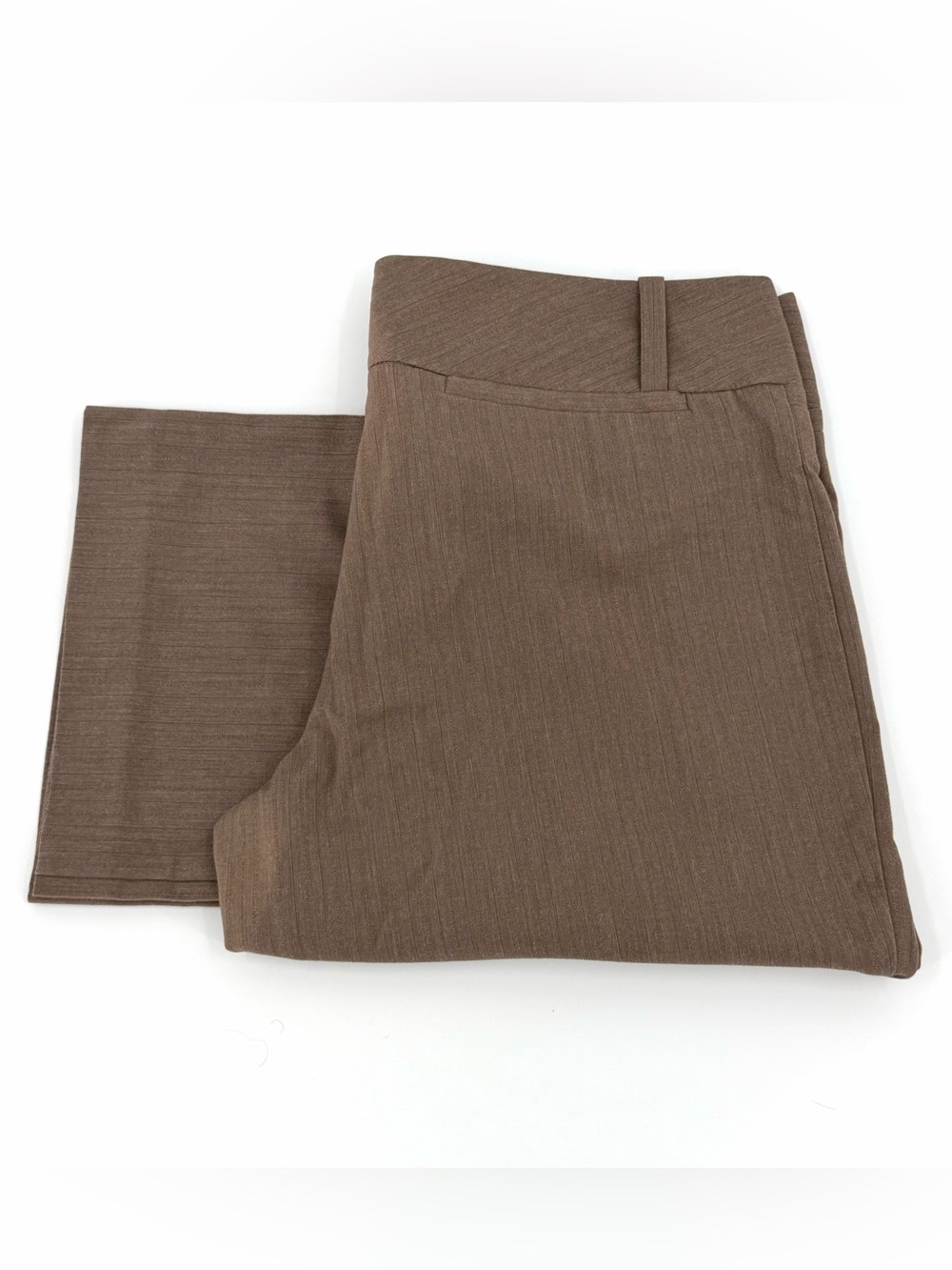 Mossimo Page Boy Cropped Trousers in Camel Pinstripes